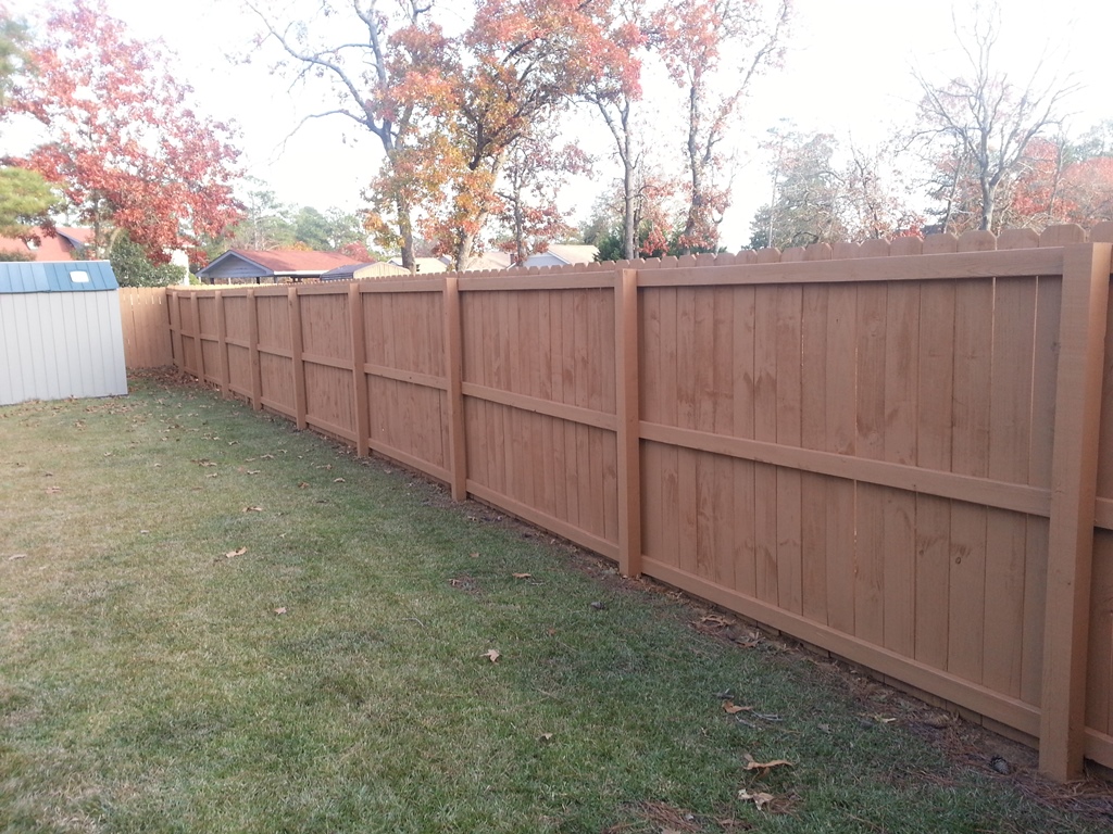 Fence Deck Staining