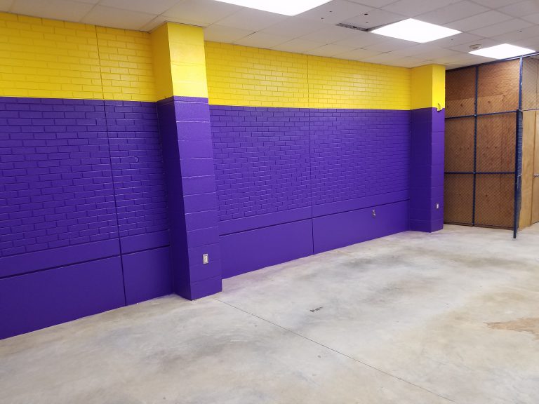Jack Britt High School Football Locker Room Painting and Epoxy floor