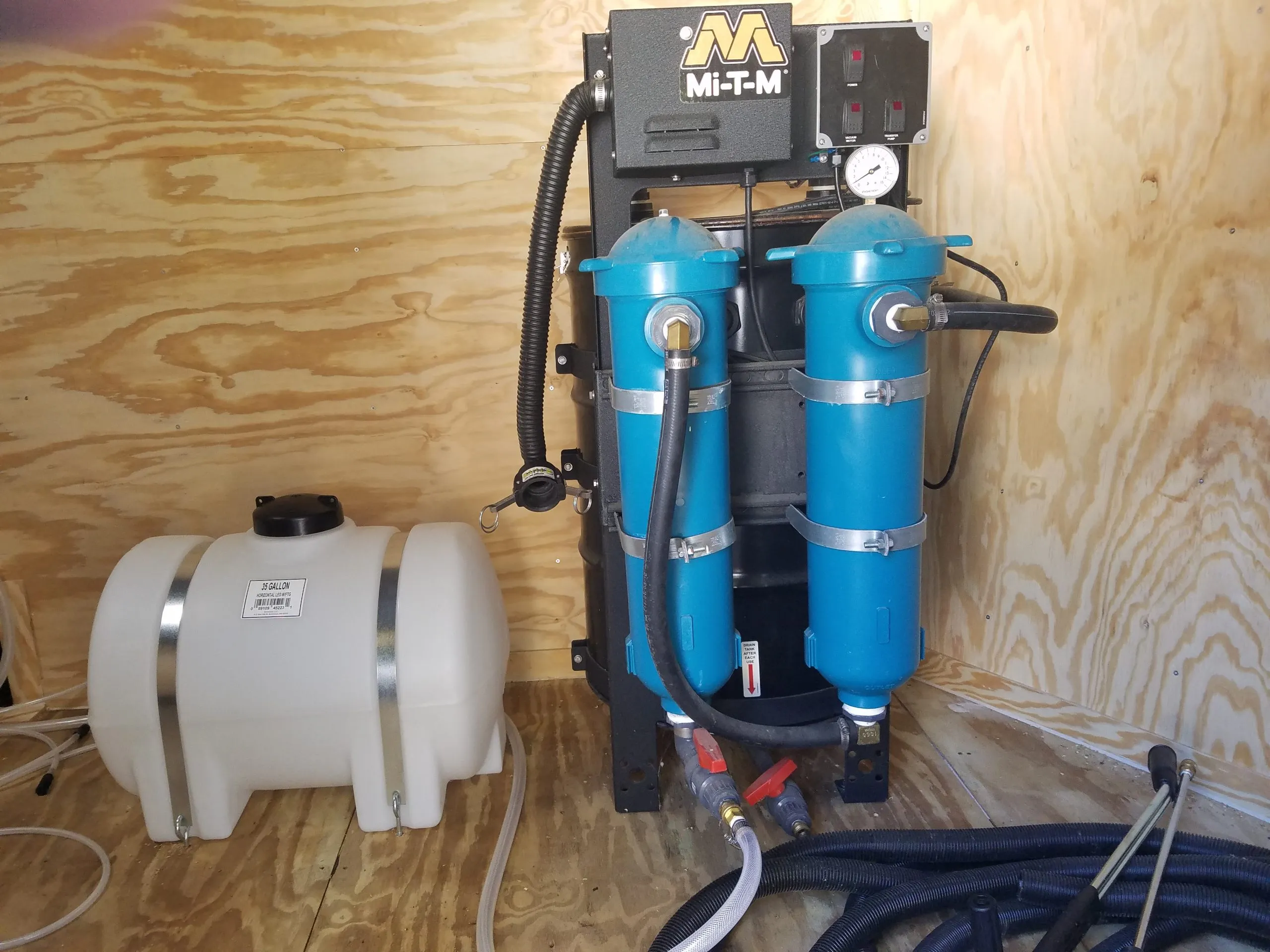 Pressure Washing Water Reclaiming System